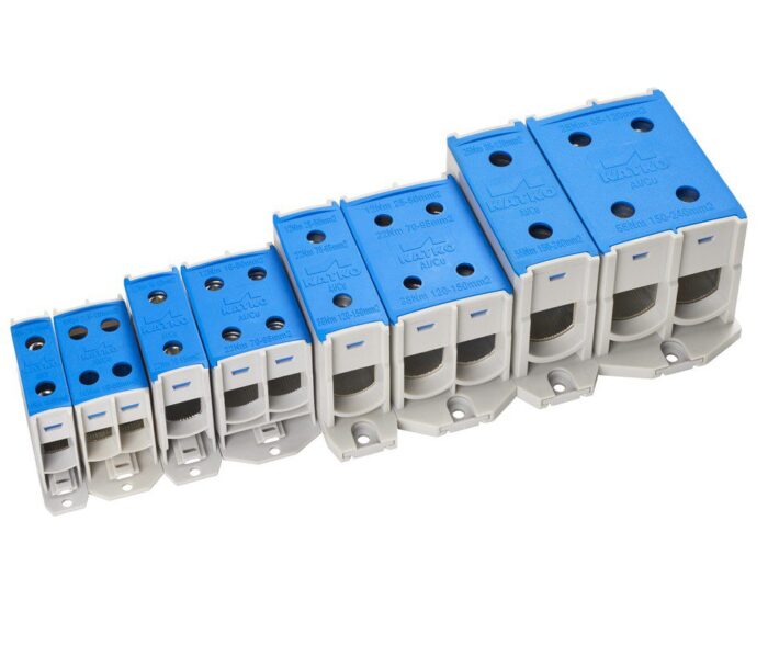KL 4x35/1S клемма; 1,5-35 мм² Al/Cu; синий - Изображение 1