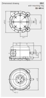 DS-205 D механическое реле давления воздуха, 100-1000 Па, 1CO, IP54 - Изображение 2