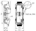 Высокоскоростной разъем; 24PIN; металлическая крышка для корпуса с наружной резьбой - Изображение 2