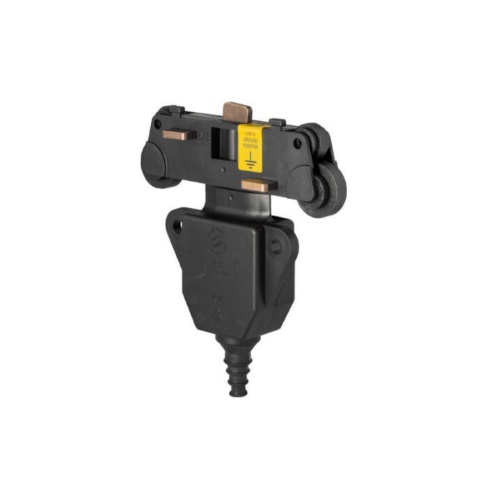 Power cord plastic carrier; four plastic rollers; for busbar system; 4 poles; 25A - Image 1