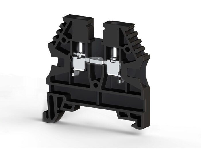 AVK 2,5 in-line terminal; black - Image 1