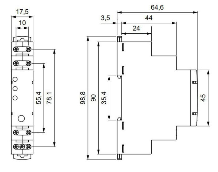 RPN-1TMP-A230 surge protection; 230AC; 1-phase; 1CO; PTC - Image 2