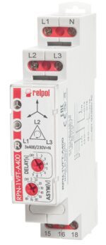 RPN-1VFT-A400 surge protection; 230-400AC; 3-phase+N; 1CO; voltage/loss/sequence; time delay