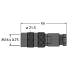BK7-0; 7-pin connector; female; Turck - Image 2