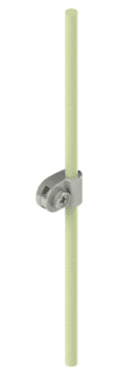 VN A00LH teekonnalüliti klaaskiust reguleeritav varras; Ø 6x200mm