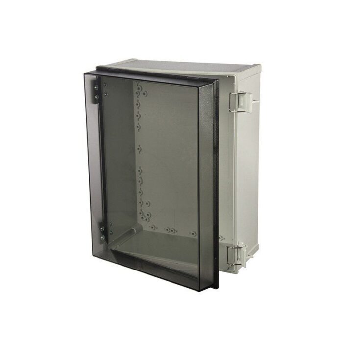 CAB PC 403018 T пластиковый экран; 400x300x180 мм; поверхностный монтаж; поликарбонат; серый; прозрачная крышка; IP65 - Изображение 1