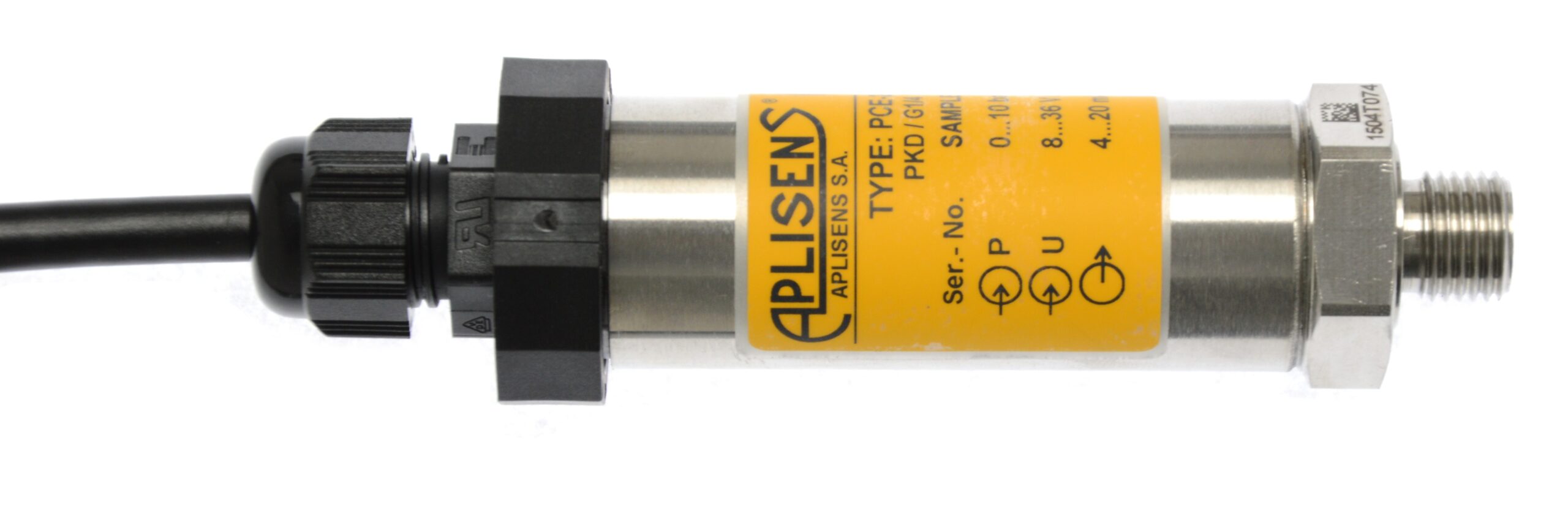 1688 PCE-28 PK rõhuandur, 0...6bar, 8-36DC, 4-20mA, G½”, 10m juhe - pilt 1