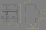 PLHT-D63/3 line circuit breaker, 3 poles, 63A, D-characteristic, 25kA - Image 2