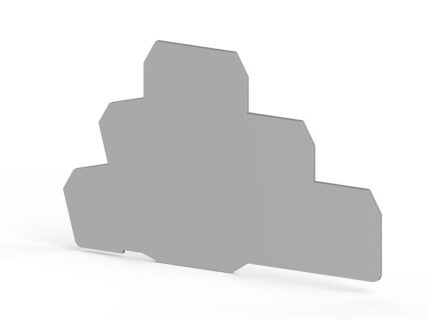 NPP/PUK 3 end cap; grey