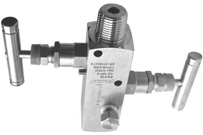 VM-2/R ventiiliplokk; roostevaba teras; sisend ½NPT; väljund ½NPT - pilt 1