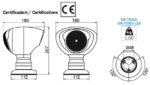 SIR-TOUCH LED HT audible + beep; red; 185-265AC; 120dB; 64 tones; IP68 - Image 3