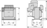 STN0,2(400/42) trafo; sisend 400AC; väljund 42AC (4.76A) - pilt 2