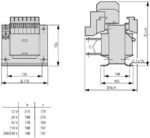 STN2,0(400/230) трансформатор; вход 400AC; выход 230AC (8.7A) - Изображение 2