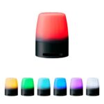 NE-M1ANB-M Signal light with audible alarm, seven different colours, 12-24DC, 88dB, 2 tones, Ø56mm, continuous or flashing, IP65