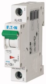 PL7-C6/1 line circuit breaker, 1 pole, 6A, characteristic C, 10kA