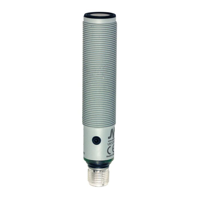 UK1C/G2-0ESY ultrasonic sensor, 10-30DC, M18 plastic housing, 80-900mm, 4-20mA, M12 connector, IP67 - Image 1