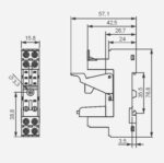 GZS80 socket, grey (for RM84, RM85, RM87) - Image 2