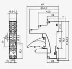 GZM80 socket; screw terminals - Image 2