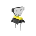 Plastic carrier; with two plastic rollers; for rope; for max 55mm ribbon cable.