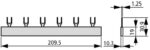 EVG-16/3PHAS/12MODUL Busbar; 80A; 3 poles; 16mm² - Image 2