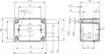 ABS B 85 G plastic box; 80x110x85mm; ABS; grey; IP66/67 - Image 2