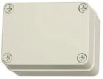 ABS B 85 G plastic box; 80x110x85mm; ABS; grey; IP66/67