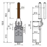 FR 553-E0V9 teekonnalüliti; 1NO+1NC; plastkorpus; fast action - pilt 2