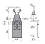 FR 576 Дорожный автоматический выключатель; 1NO+1NC; пластиковый корпус; быстродействующий - Изображение 2