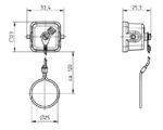 Быстроразъемный соединитель; 4PIN и/или 5PIN; металлическая крышка на корпусе - с внутренним содержанием - Изображение 2
