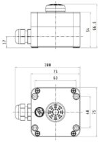 GMS131 helisignaal + kollane signaaltuli; 12-24DC; vilkuv; 80dB; IP65 - pilt 2