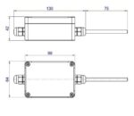 PT100 temperatuuriandur karbis; -40...+85C; Ø6x85mm; 3-juhtmeline; A-klass; IP65 - pilt 2