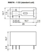 RM87N-2011-35-1024 relay; 1C/O; 24DC; 12A - Image 2