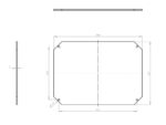 MPX ARCA 4030 mounting plate; 350x250mm; bakelite - Image 2