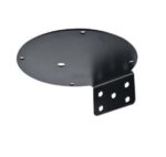 SNT signal light bracket; wall mounted; black; Ø70mm