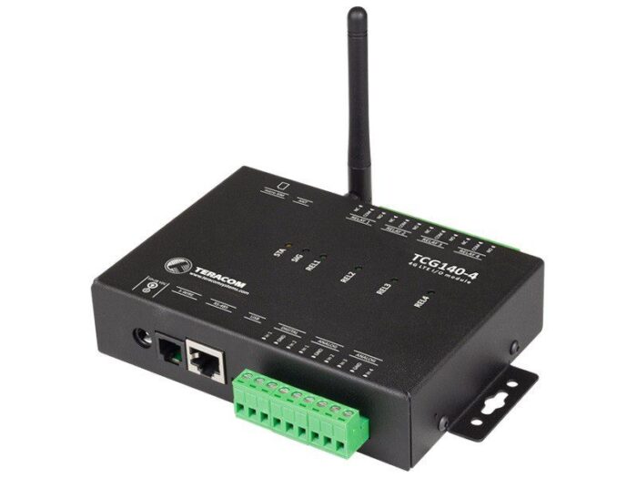 TCG140-4E 4G LTE wireless module; 10-28DC; input: 4 x analogue/2 x digi; output: 6 x relay - Image 1