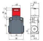 FL 693 safety circuit breaker; 1NO+1NC, metal housing; slow action - Image 2