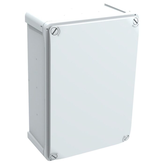 KCS271910PC plastkarp; 270x190x100mm; polükarbonaat; hall; IP66 - pilt 1