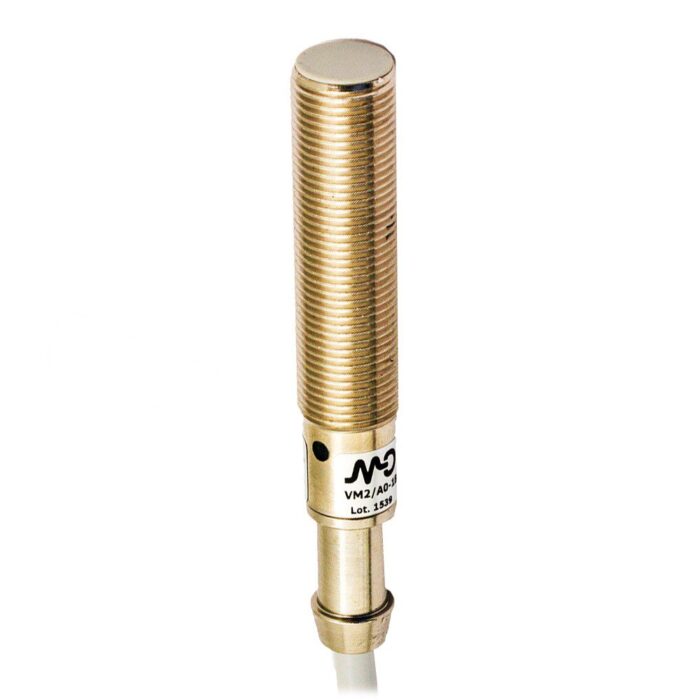 VM2/A0-1B Inductive sensor; 20-253AC; “flush”; M12 standard housing; 2mm; NO; 2m cable; IP67 - Image 1