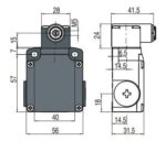 FL 538 teekonnalüliti; 1NO+1NC; metallkorpus; snap action; ilma mehhanismita - pilt 2