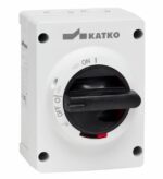KEM 340 M2 turvalüliti; 3 poolust; 96x130x104mm; polükarbonaat; must käepide; 40A; 22kW; IP66